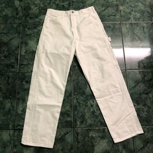 white stan ray carpenter pants